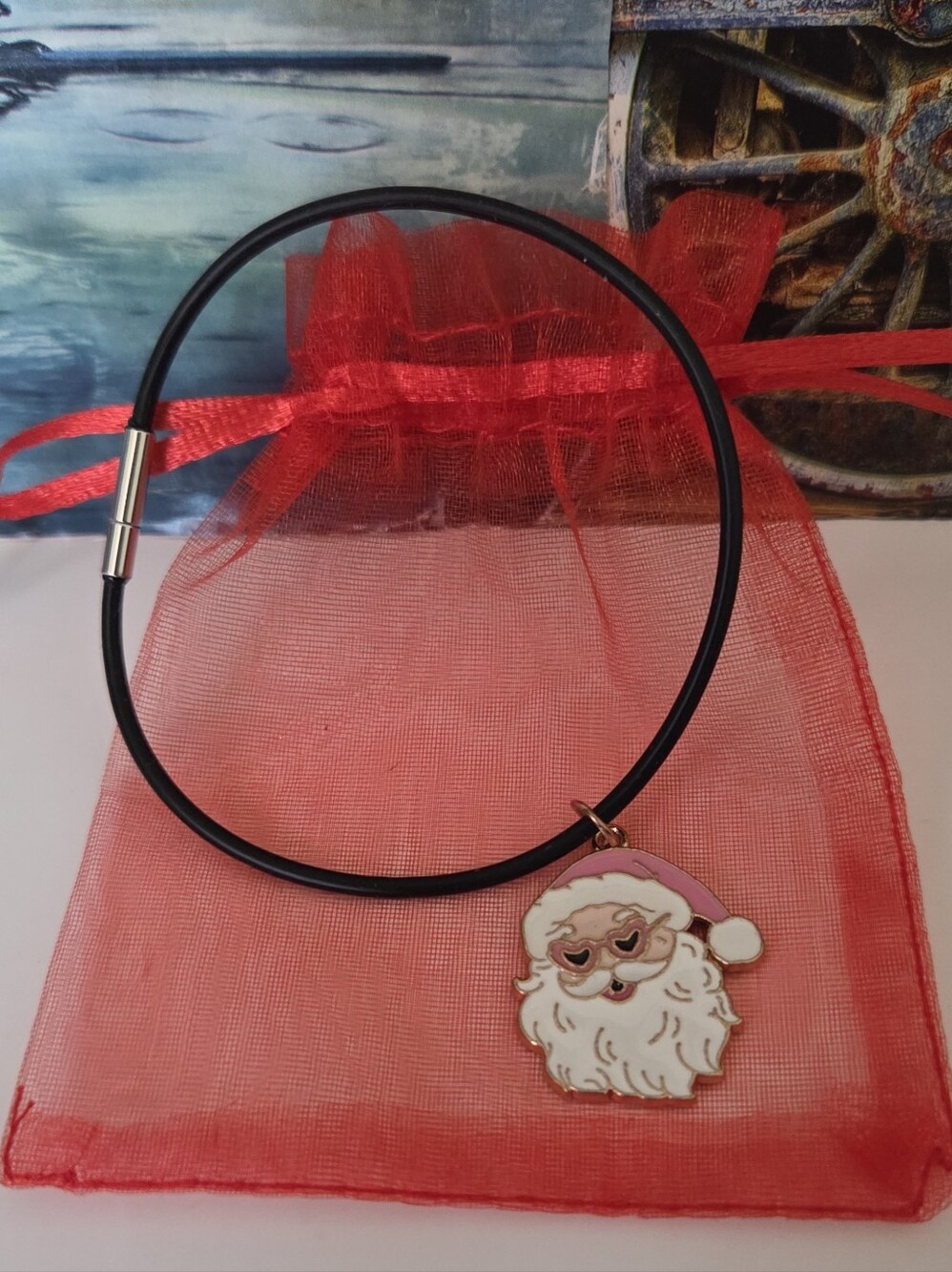 Santa Charm Bracelet With Twist Lock